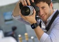 LCD pametna ura silikonska zapestnica Android in iOS L18 roza bluetooth