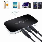 Aku. 2v1 avdio oddajnik in sprejemnik bluetooth adapter A2DP