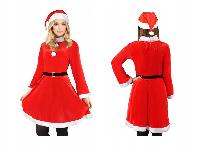 Univerzalni božični 3 delni kostum gospa božiček