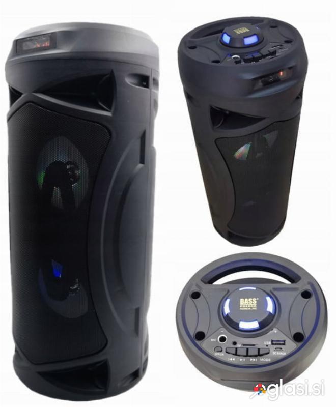 Akumulatorski bluetooth LED RGB zvočnik 70W 1200mAh FM radio
