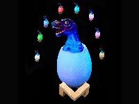 LED RGB otroška nočna lučka jajce dinozavra tiranozavra