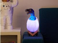 LED RGB otroška nočna lučka jajce dinozavra tiranozavra