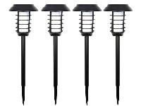 Solarna vrtna talna LED RGBW svetilka IP65 + daljinec