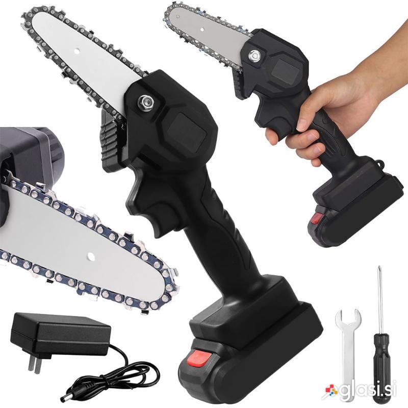 Komplet 24V akumulatorska verižna žaga 10cm