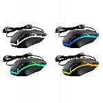 Optična igralna miška 1200DPI LED RGB