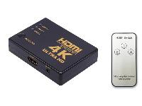 Preklopni razdelilnik HDMI ULTRA HD 4K delilnik spliter + daljinec