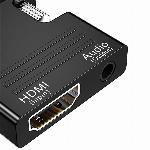 Adapter pretvornik iz HDMI v VGA + avdio AUX