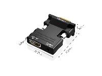 Adapter pretvornik iz HDMI v VGA + avdio AUX