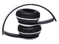 Bluetooth brezžične slušalke bele FM SD MP3 + mikrofon