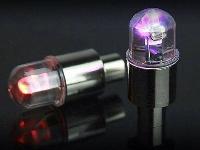 2x LED RGB pokrovček za ventilčke koles