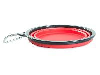 Zložljiva silikonska posoda za pse 0,8L