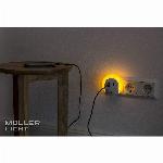 LED nočna lučka s senzorjem 2xUSB polnilec 1500K