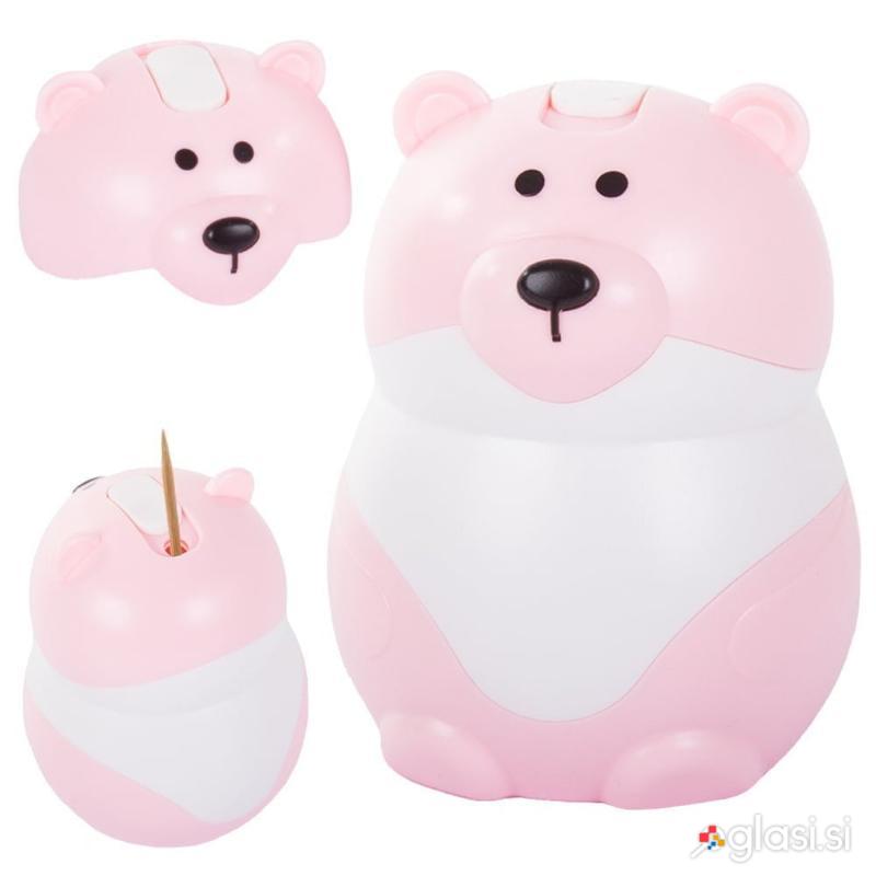 Posoda za zobotrebce - organizator medvedek