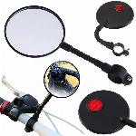 Vzvratno kolesarsko ogledalo z odsevnikom