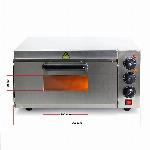 Inox 2000W peč za peko pic - kamnita plošča do 350°C