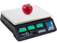 Digitalna inox elektronska tehtnica do 40kg dvostranski LCD črna