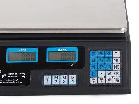 Digitalna inox elektronska tehtnica do 40kg dvostranski LCD črna