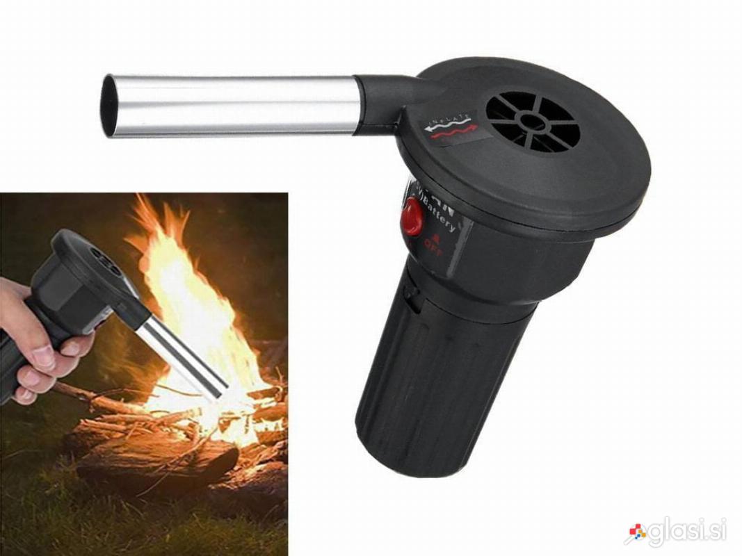 Baterijski pihalnik za prižiganje žara - puhalo