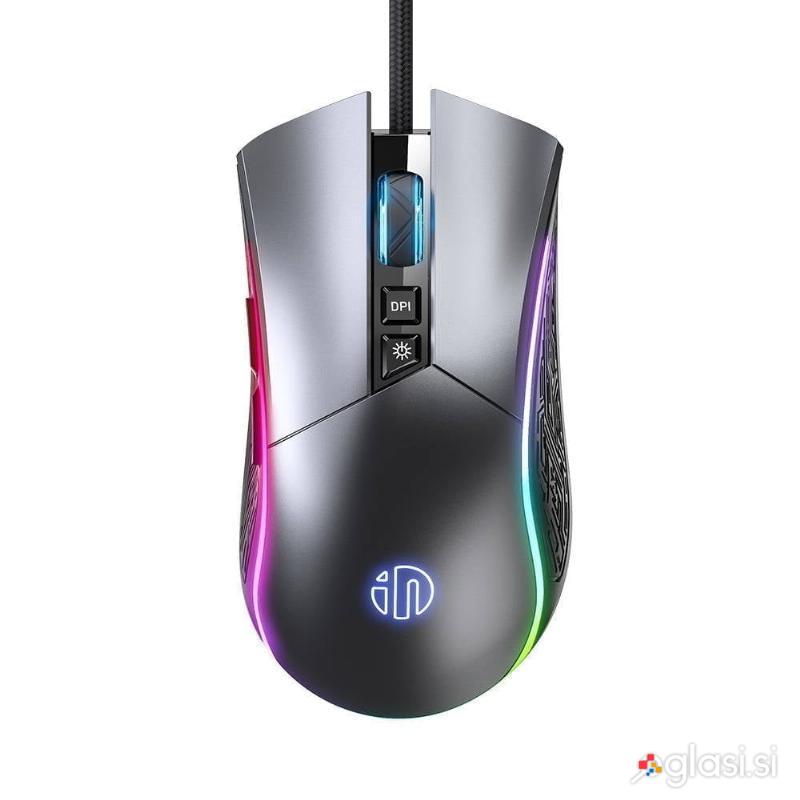 USB RGB optična miška 4800 DPI PW6
