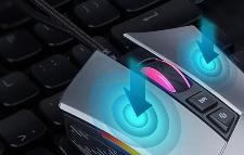 USB RGB optična miška 4800 DPI PW6