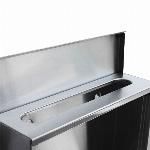 Poštni nabiralnik inox s predalom za časopis V2
