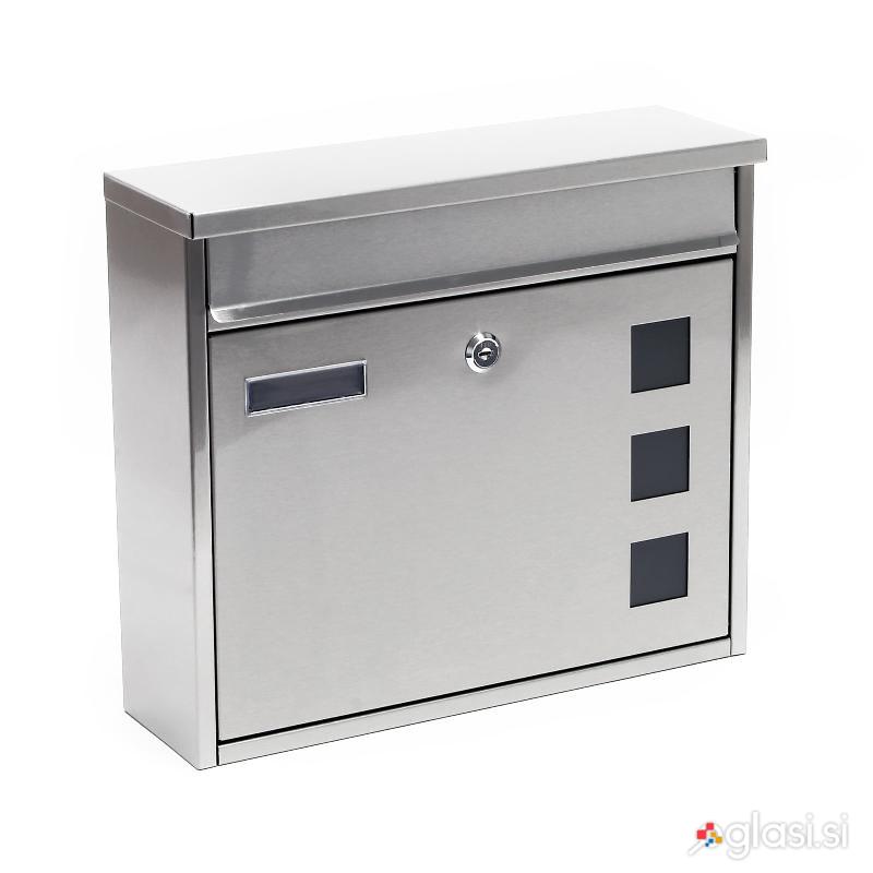 Poštni nabiralnik inox V12