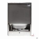 Stenski inox umivalnik z vklopom na koleno + armatura 2