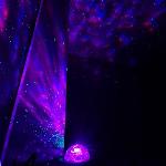 LED RGB star projektor in bluetooth zvočnik USB bel