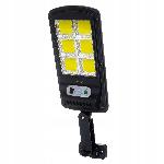 Solarna 120 LED COB cestna svetilka s PIR sezorjem gibanja + daljinec