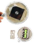 Solarna talna inox LED RGB svetilka diamant 300mAh