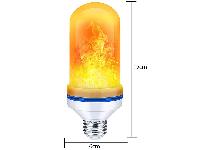 LED žarnica imitacija živega plamena E27 9W