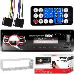 1DIN 12V LCD avtoradio USB Bluetooth AUX + daljinec