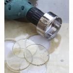 Set 10 diamantnih kronskih žag za trdo keramiko gres 6-68mm mokro rezanje