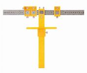 Šablona za centriranje in vrtanje lukenj 40cm