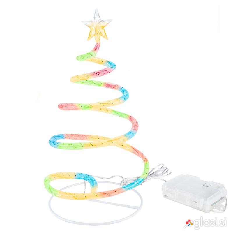 id-1000 LED RGB božično drevo 27cm