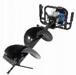 Dvoročni motorni zemeljski vrtalnik 5,2KM + 3 svedri 150-200-250mm