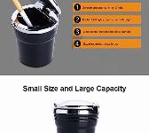 Univerzalni osvetljeni avtomobilski pepelnik LED