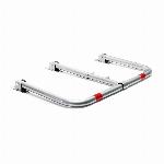 Zložljiva zapornica za parkirni prostor s ključavnico in odsevnimi trakovi