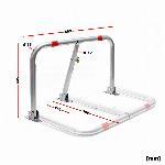 Zložljiva zapornica za parkirni prostor s ključavnico in odsevnimi trakovi