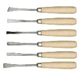Set 6 lesenih dlet za rezbarjenje 160mm