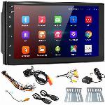 12V 2DIN LCD avtoradio 4x45W 2x USB Bluetooth ANDROID 8.1 + kamera