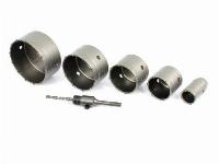 Set 6 diamantnih kronskih žag SDS plus