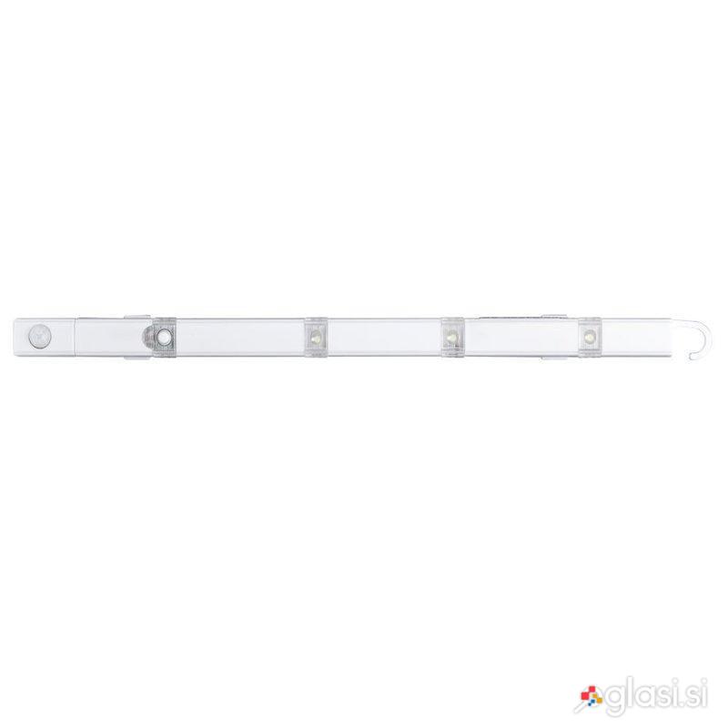 MobiLED bela svetilka za omare 302mm s senzorjem 5500K