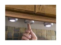 Večnamenska 3LED samolepilna lučka na baterije