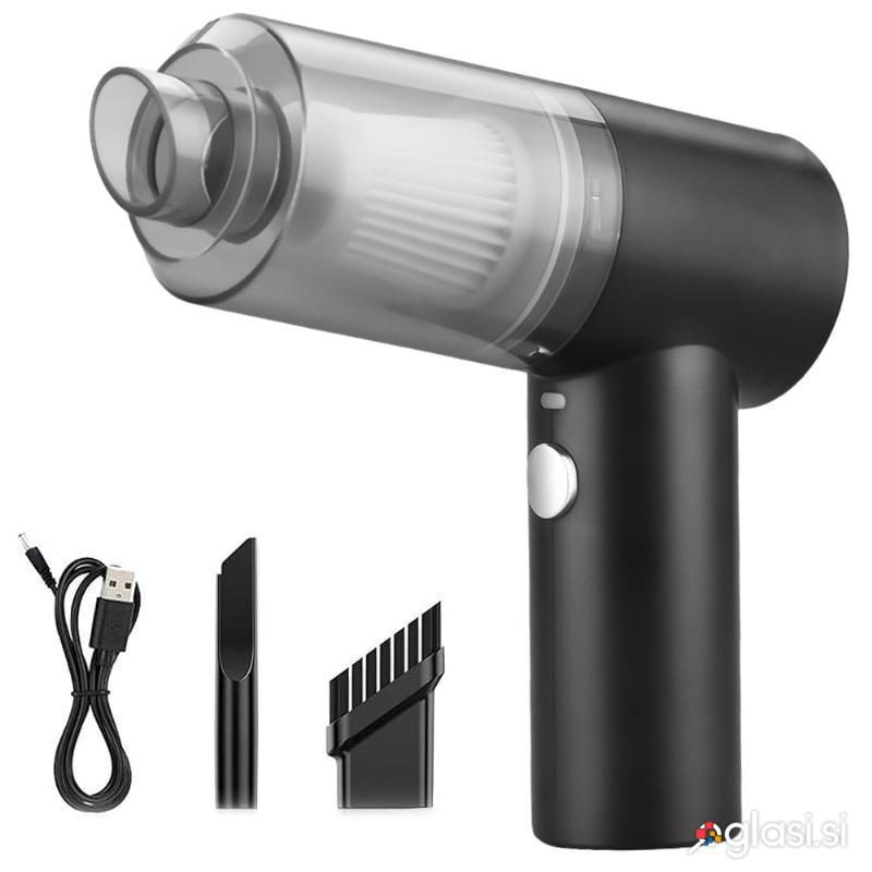 Akumulatorski HEPA LED avtomobilski sesalnik brez vrečke 120W