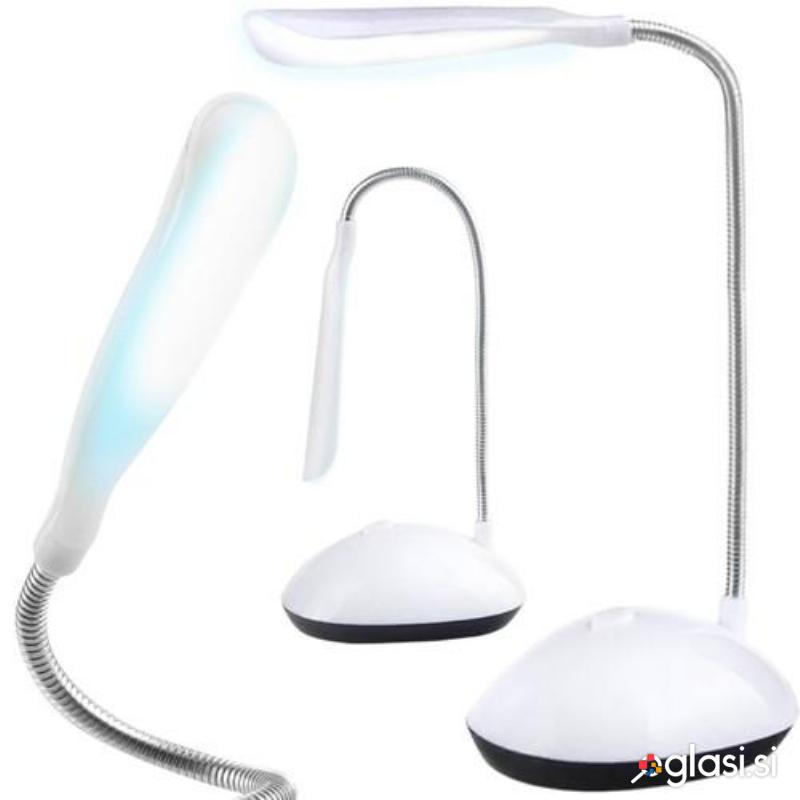 id-1005 Baterijska LED gibljiva namizna svetilka