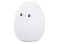 LED RGB akumulatorska mehka otroška lučka touch 1200mAh USB jajček