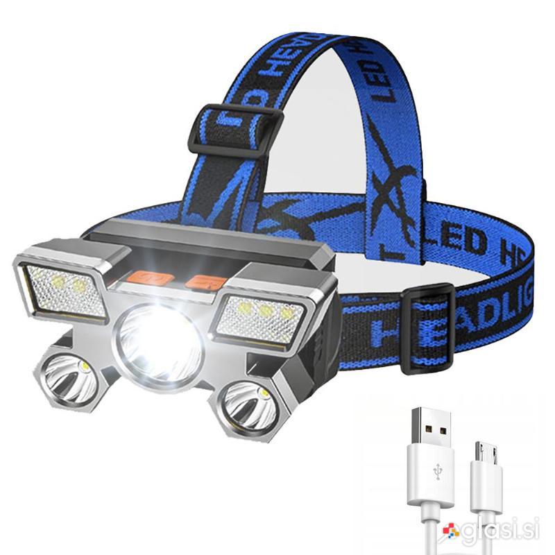 id-1002 TL-511 Naglavna svetilka 9 XPE LED 800lm 1200mAh