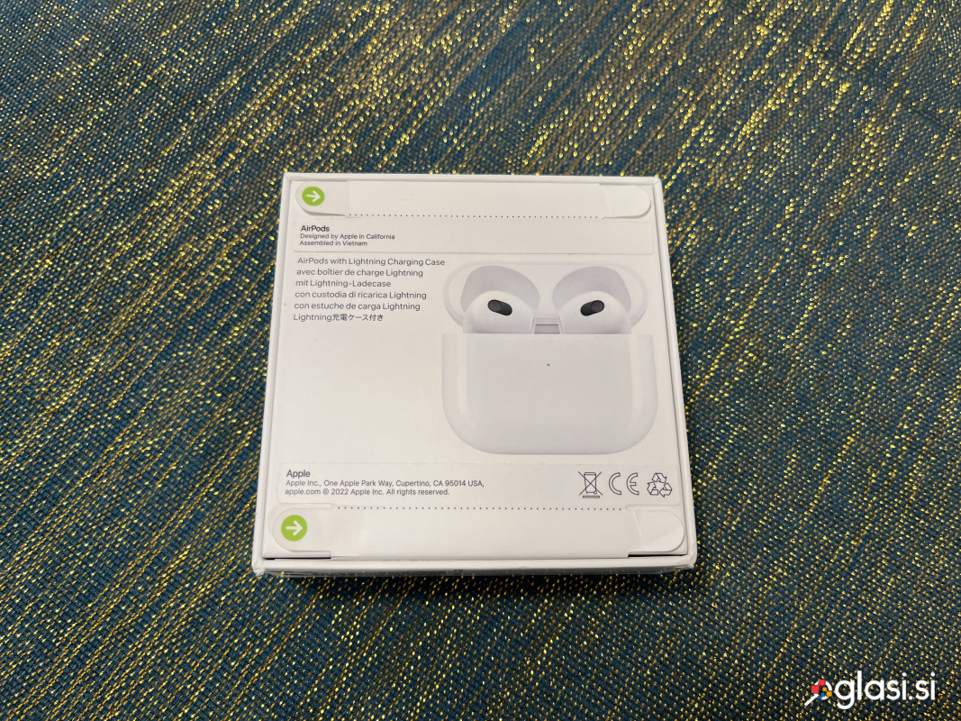 AirPods 3rd generation MPNY3ZM/A, originalne, nove