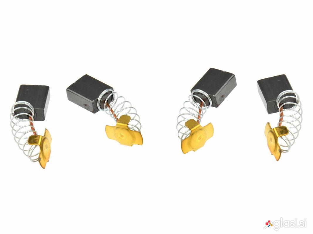 Set šterih ogljikovih krtačk za elektromotor 8x14x17mm